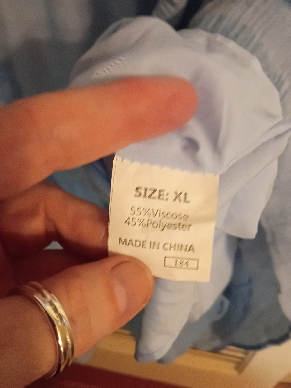 Light Blue Smocked Tiered Midi Dress - Women's Summer Dress - Picture 6 of 6
